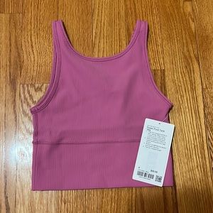 NWT Lululemon Pivot Ribbed Tank Size 4